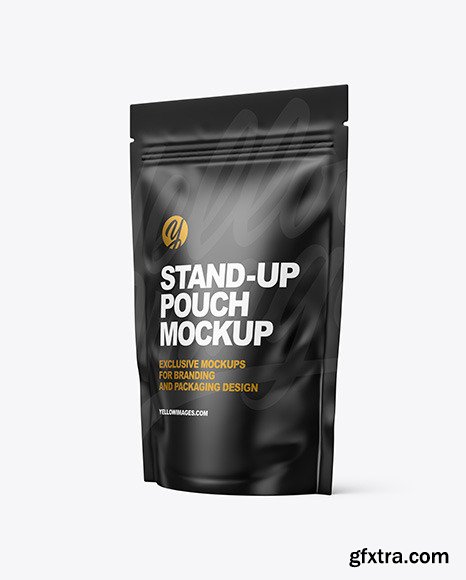 Matte Stand-up Pouch Mockup 59337