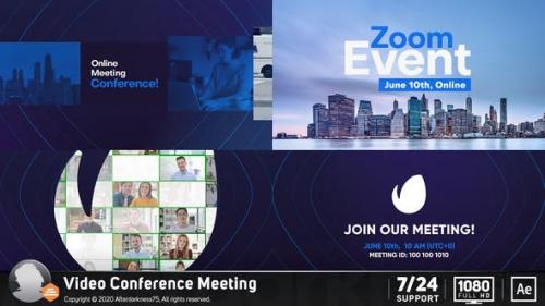 Videohive - Video Conference Online Zoom Meeting