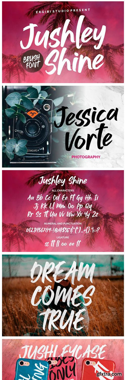 Jushley Shine Font