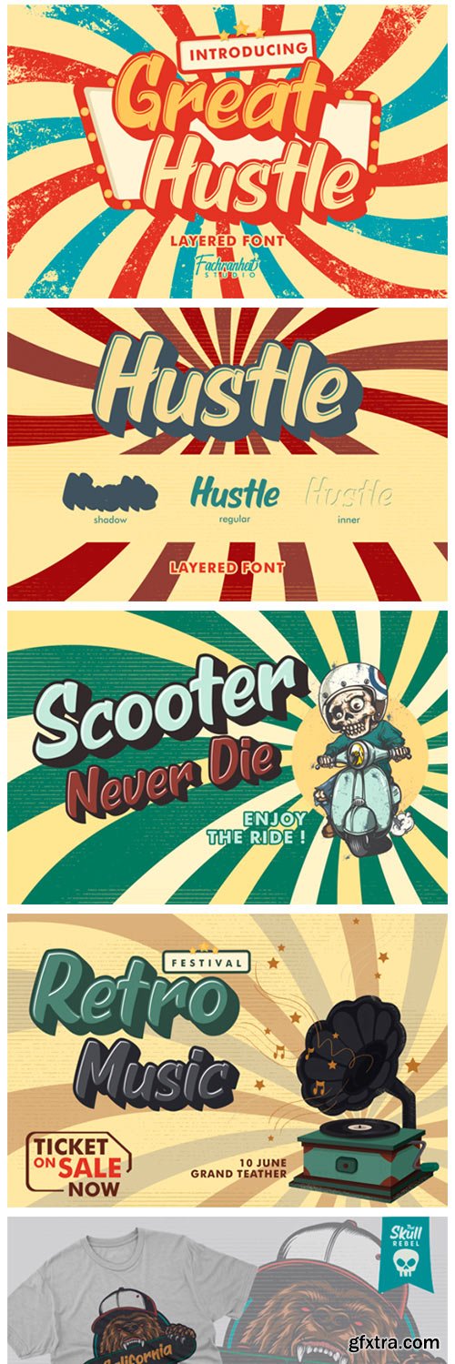 Great Hustle Font