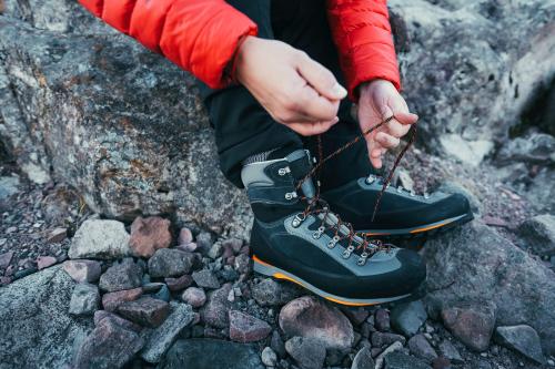 Mountaineer at Glen Coe valley in the Scottish Highlands - 2097878