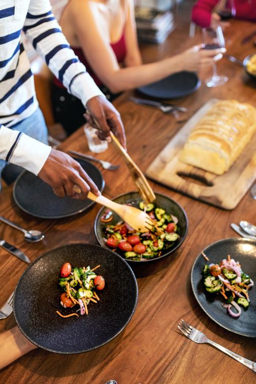 Family style fresh homemade salad - 2205480