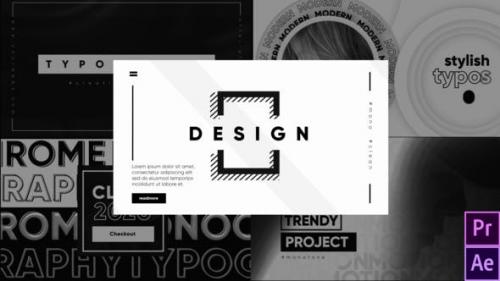 Videohive - Monochrome Typography