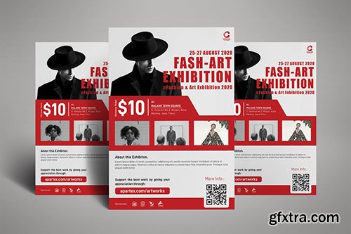 Fashion Art Exhibition Poster Flyer