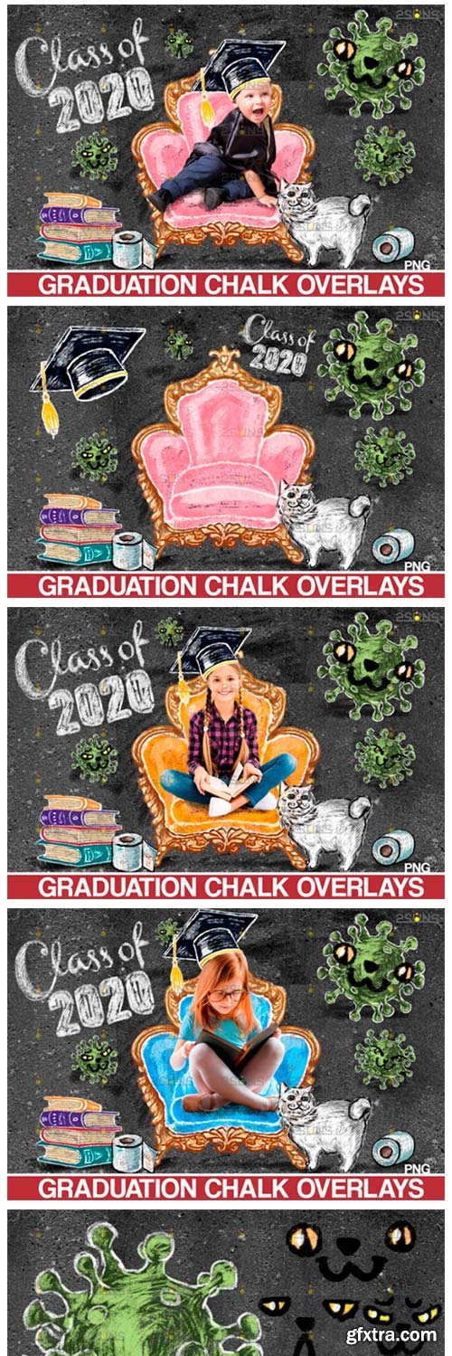 Overlay Graduation Sidewalk Chalk Art 4253189 (4253365)