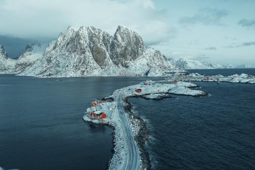 Road to Sakrisøy island, Norway - 2255740