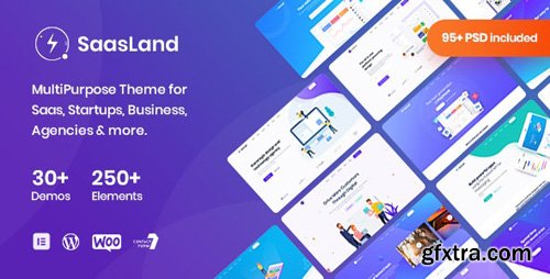 ThemeForest - Saasland v3.1.5 - MultiPurpose WordPress Theme for Startup Business - 23362980 - NULLED