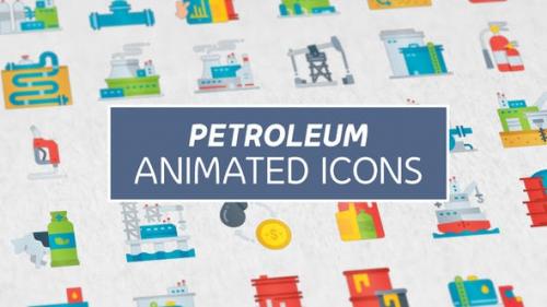 Videohive - Petroleum Modern Flat Animated Icons