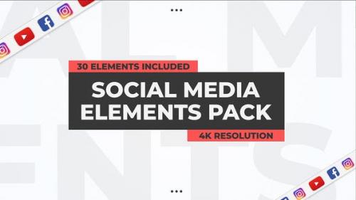 Videohive - Social Media Elements Pack - Premiere Pro