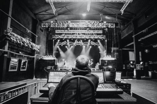 Sound engineer at soundcheck of a concert - 2271122