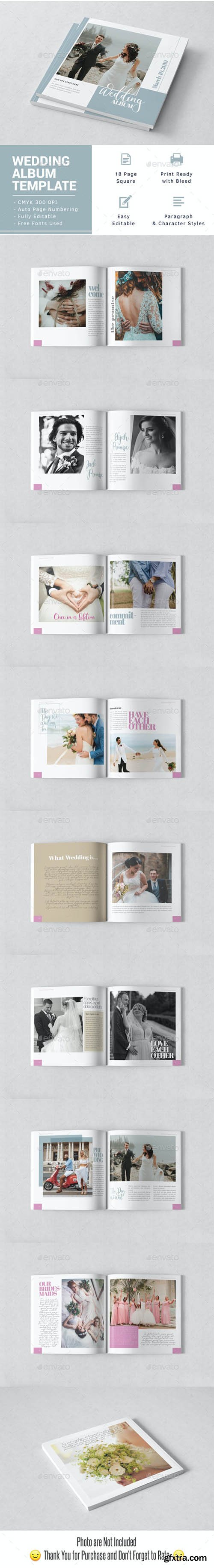 GraphicRiver - Wedding Album Indesign Template 23810557