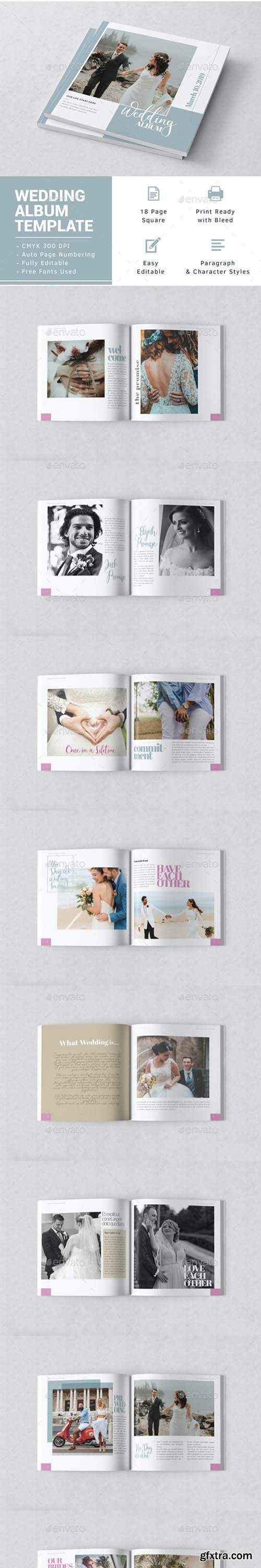 GraphicRiver - Wedding Album Indesign Template 23810557