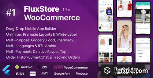 CodeCanyon - Fluxstore WooCommerce v1.7.4 - Flutter E-commerce Full App - 24050041