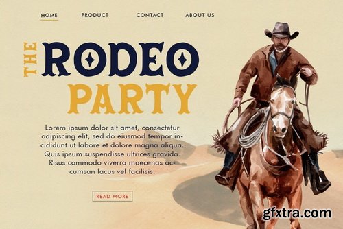 CreativeMarket - Dehors - Western Display Typeface - 4977544