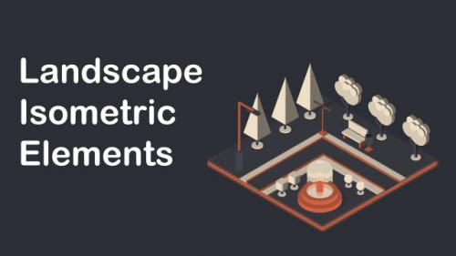 MotionArray - Landscape Isometric Elements - 614577