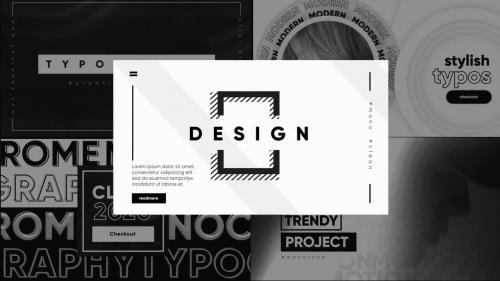 MotionArray - Monochrome Typography - 614848