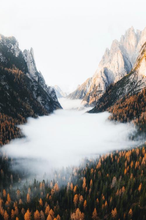 Dolomites mountain range in Italy - 2047655