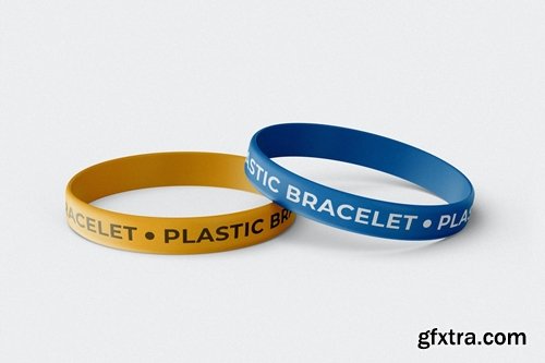 Rubber Bracelet Mock-Up Template