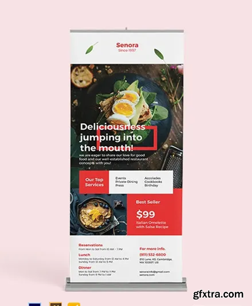 Restaurant-Services-Rollup-Banner-Template-1