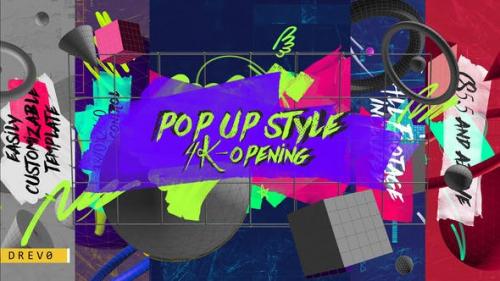 Videohive - POP UP Style Opening