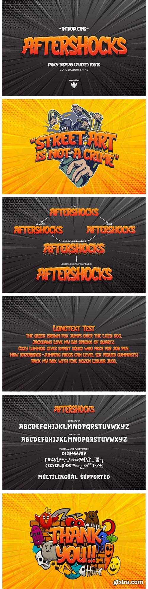 Aftershocks Font