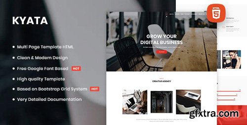 ThemeForest - Kyata v1.0 - Multipurpose HTML5 Template - 26632172