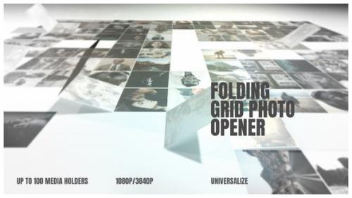 Videohive - After Effects Folding Photo Grid Opener