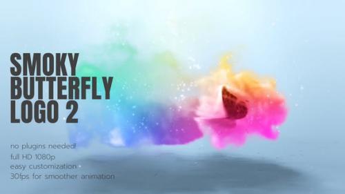 Videohive - Smoky Butterflies Logo