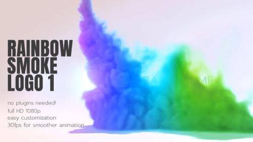 Videohive - Rainbow Smoke Logo