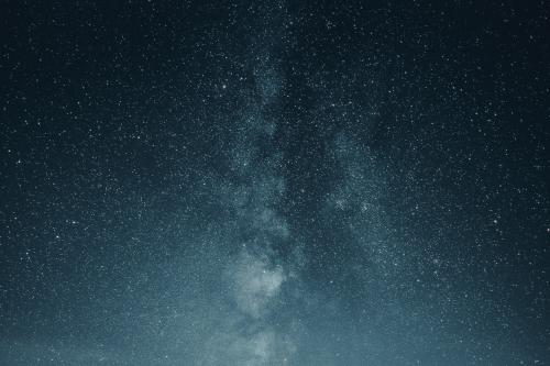 Beautiful milky way in the night sky - 2255081