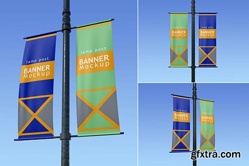 Lamp Post Banner - Mockup FH