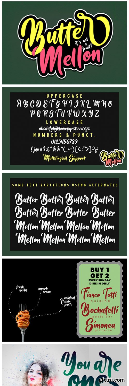 Butter Mellon Font