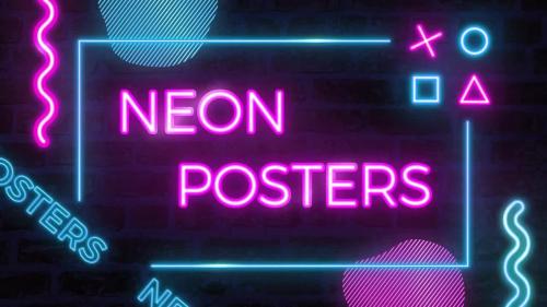 MotionArray - Neon Sale Posters - 615043