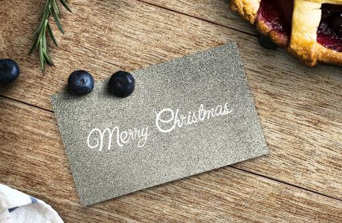 Festive seasons greetings design mockup - 520298