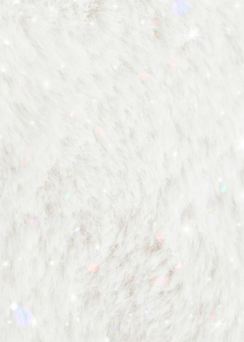 White sparkle fur texture background - 2280234