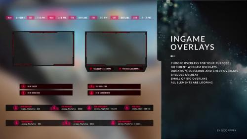 MotionArray - Stream Package - Overlays, Screens - 319646