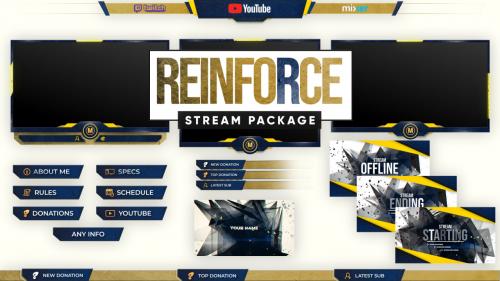 MotionArray - Stream Package - Overlays, Screens V2 - 345113