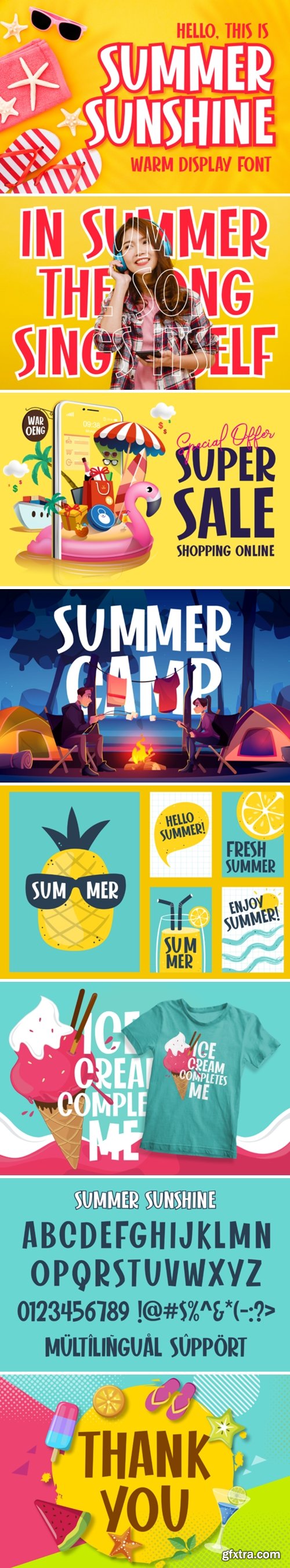 Summer Sunshine Font