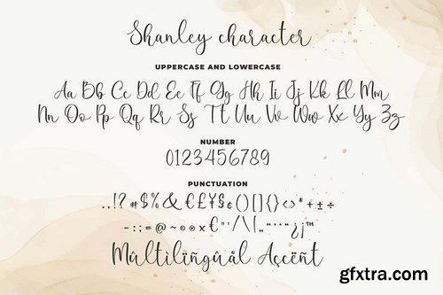 Shanley - Romantic Calligraphy Font