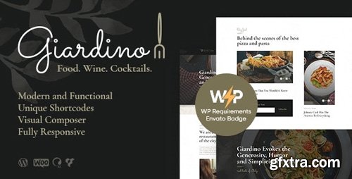 ThemeForest - Giardino v1.0.5 - An Italian Restaurant & Cafe WordPress Theme - 23069531