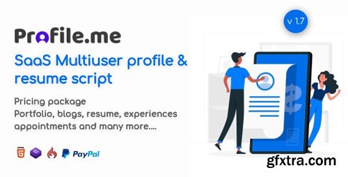 CodeCanyon - Profile.me v1.7 - Saas Multiuser Profile & Resume Script - 23743952 - NULLED