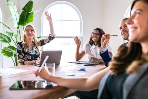 Diverse business people in a meeting - 2205045