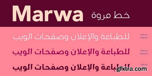 SF Marwa Font Family