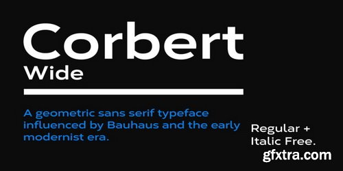 Corbert Wide Font Family