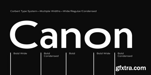 Corbert Wide Font Family