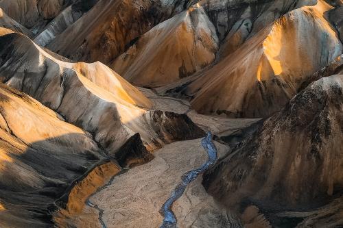 Volcanic mountains Landmannalaugar in Iceland - 2255078