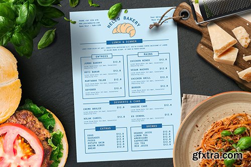 Simple Restaurant Menu