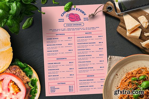 Simple Food Menu