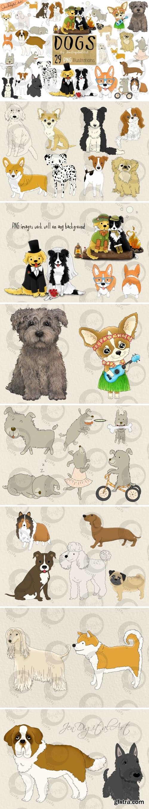 Dogs - Big Graphics Set 4283318