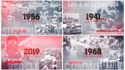 Videohive - Documentary History Timeline